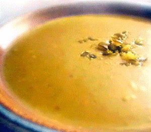 coconut split pea soup