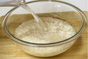 soak rice