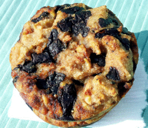 chocolate chip banana bread muffin