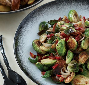 Caramelized Brussels Sprouts with Pancetta