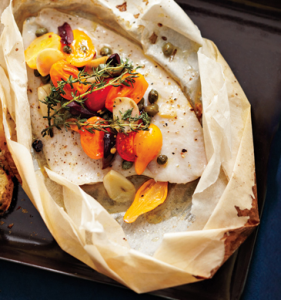 Sole in parchment paper