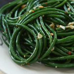 gingered green beans