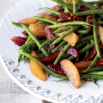 green bean and blood orange salad