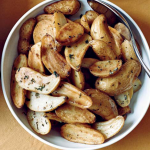 lemony salt roasted fingerling potatoes