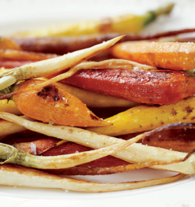 roasted carrots and parsnips