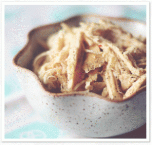 shredded chicken