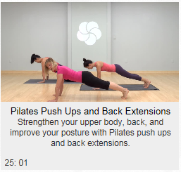 Pilates Push Ups and Back Extension