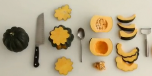 acorn squash - how to cut